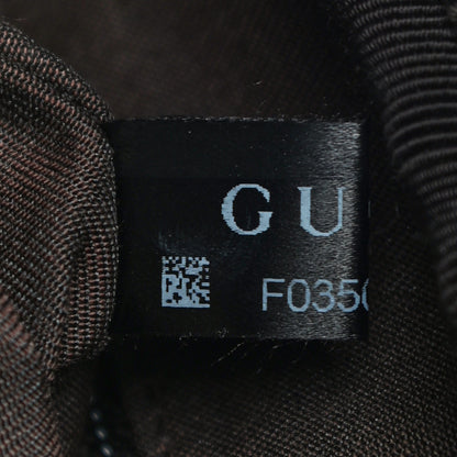 Gucci Monogram Dollar Calfskin Boston Duffle Bag Beige Ebony Testa di Moro Marrone Scuro 9 of 12