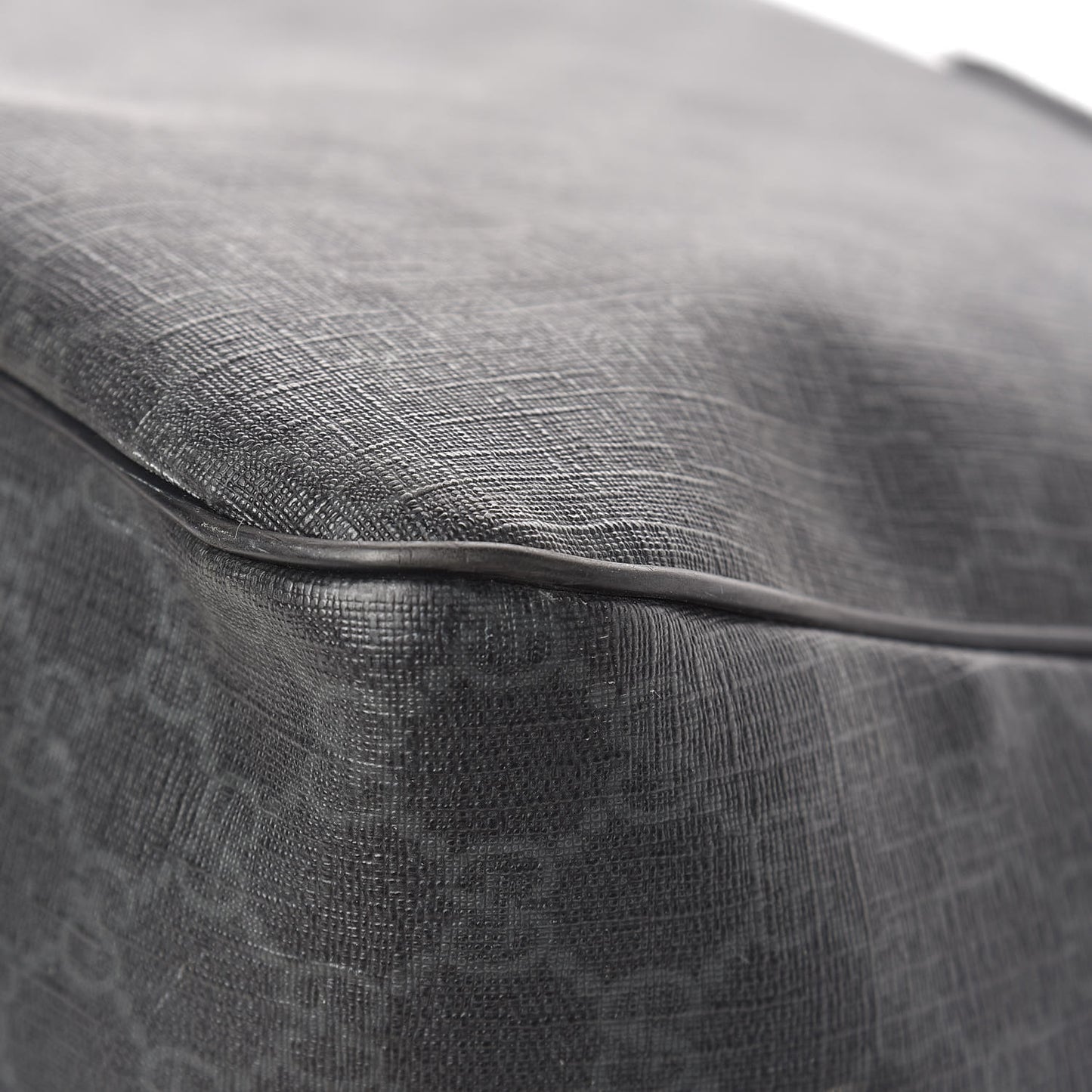 GG Supreme Monogram Duffle Bag Black