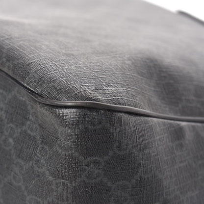 Gucci GG Supreme Monogram Duffle Bag Black 12 of 17