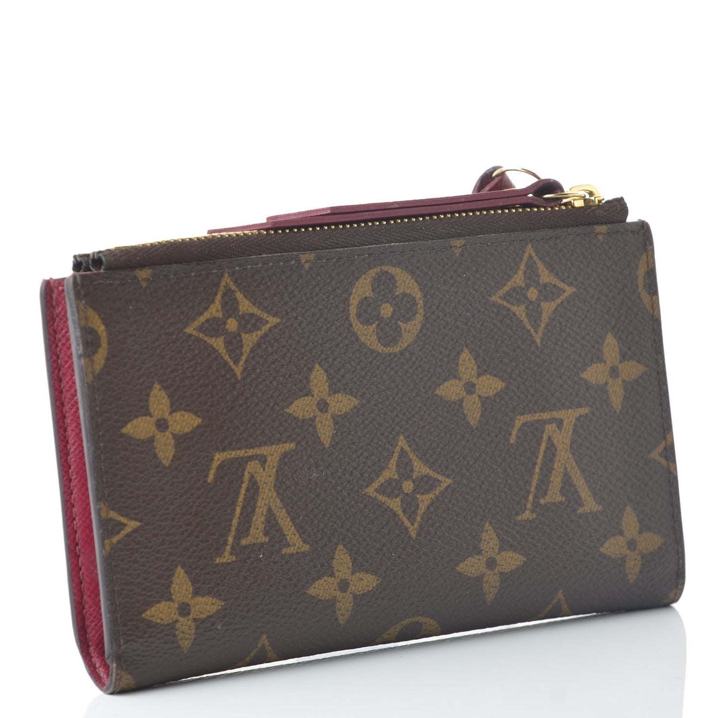 Monogram Adele Compact Wallet Fuchsia