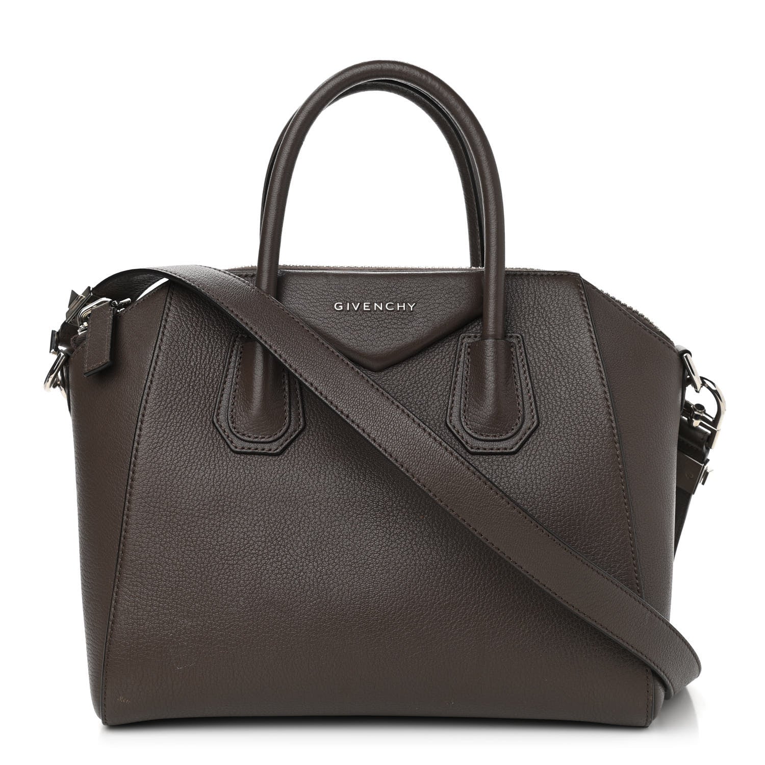 Givenchy Sugar Goatskin Small Antigona Heather Grey 1 of 12