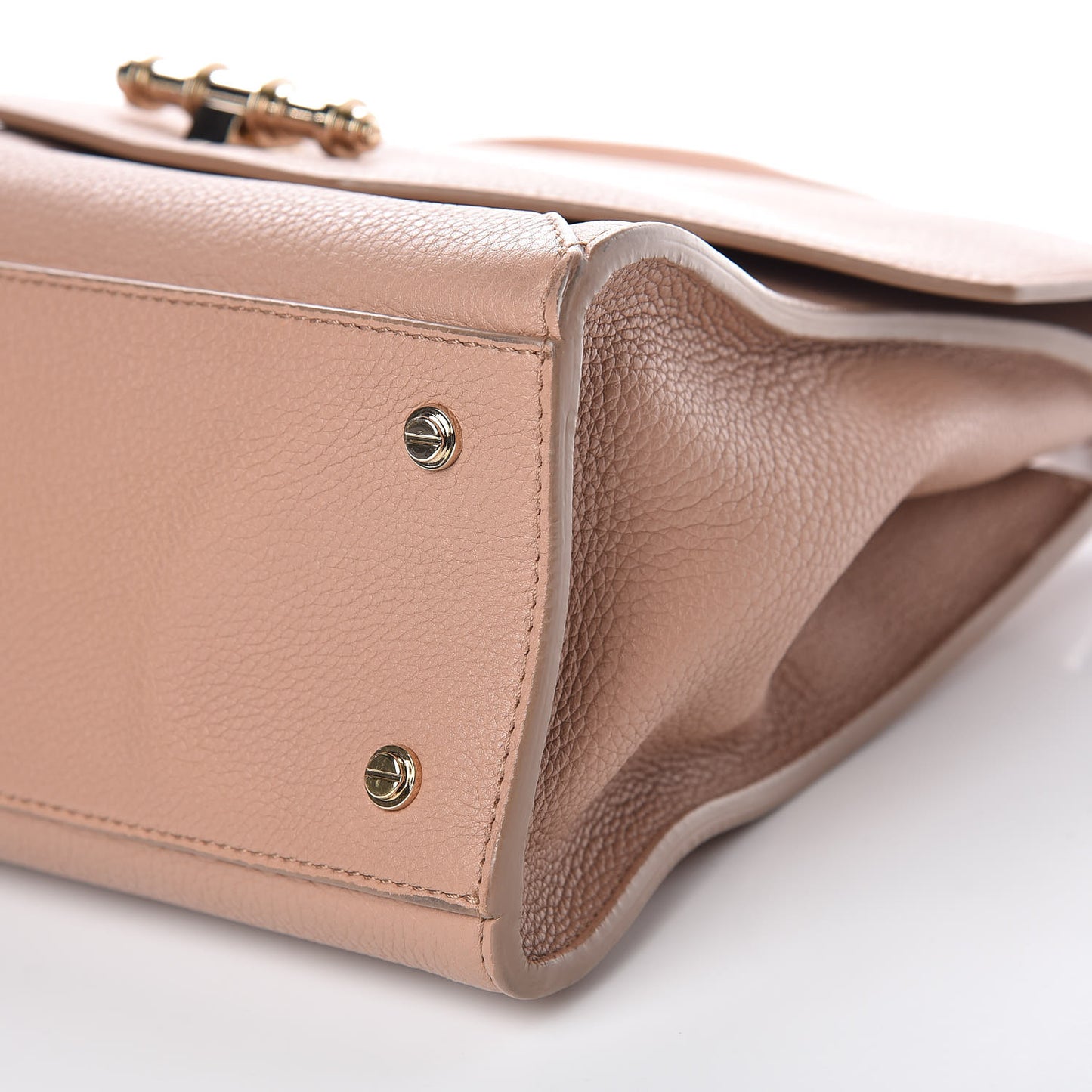 Calfskin Small Obsedia Satchel Old Pink