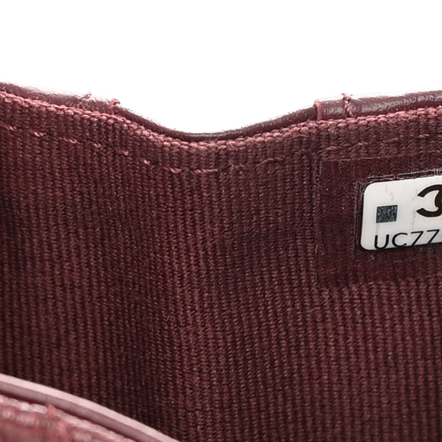 Caviar Quilted Studded CC Double Flap Wallet Burgundy