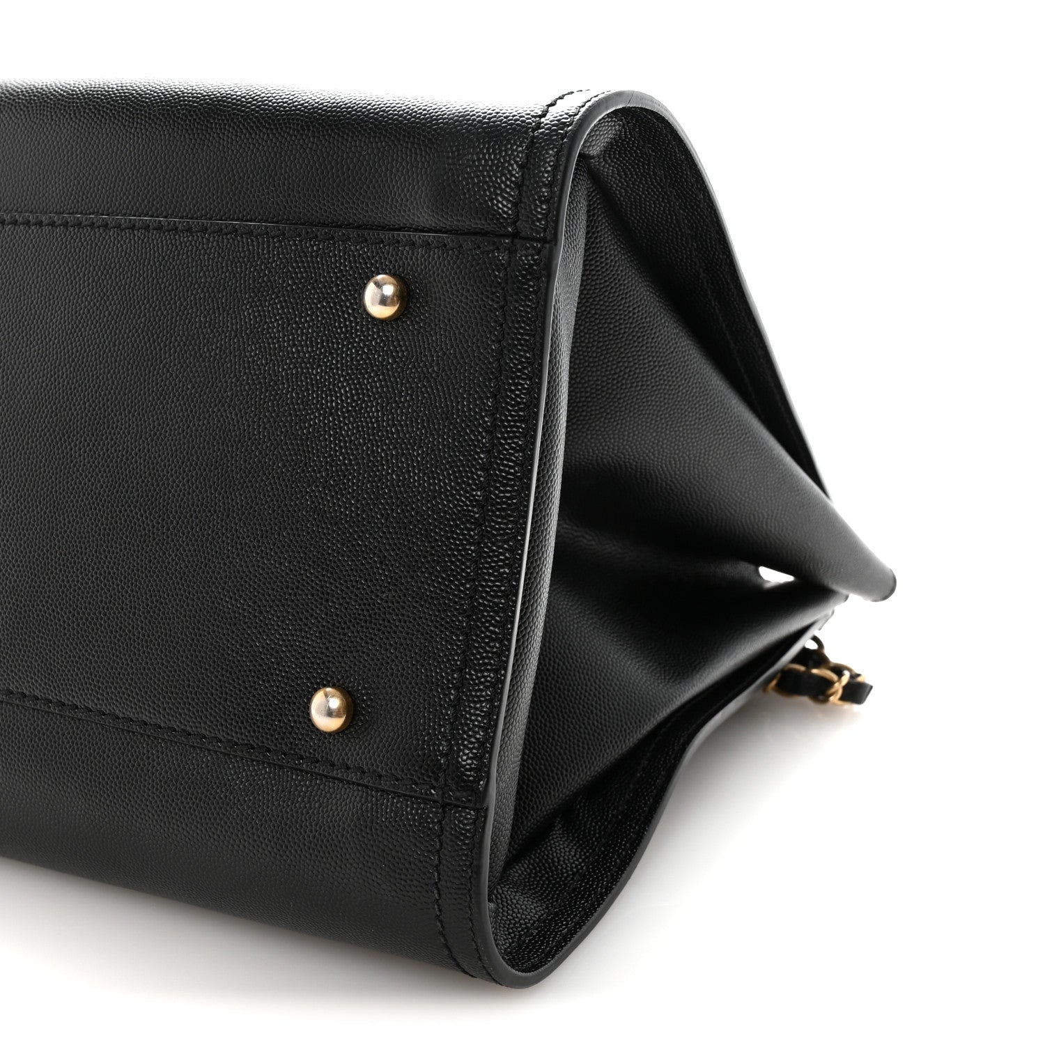 Chanel Caviar Small Studded Deauville Tote Black 9 of 9