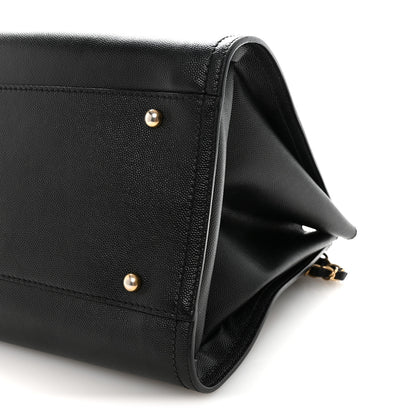Chanel Caviar Small Studded Deauville Tote Black 9 of 9