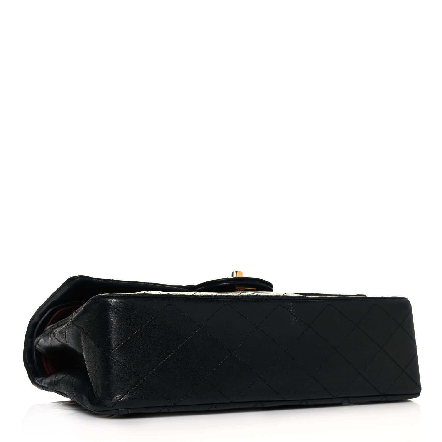 Chanel Lambskin Quilted Small Double Flap Black 3 of 11