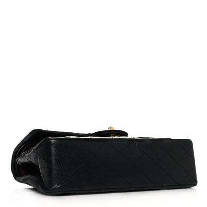 Chanel Lambskin Quilted Small Double Flap Black 3 of 11