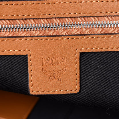 MCM Visetos Medium Anya Shopper Tote Black 6 of 11