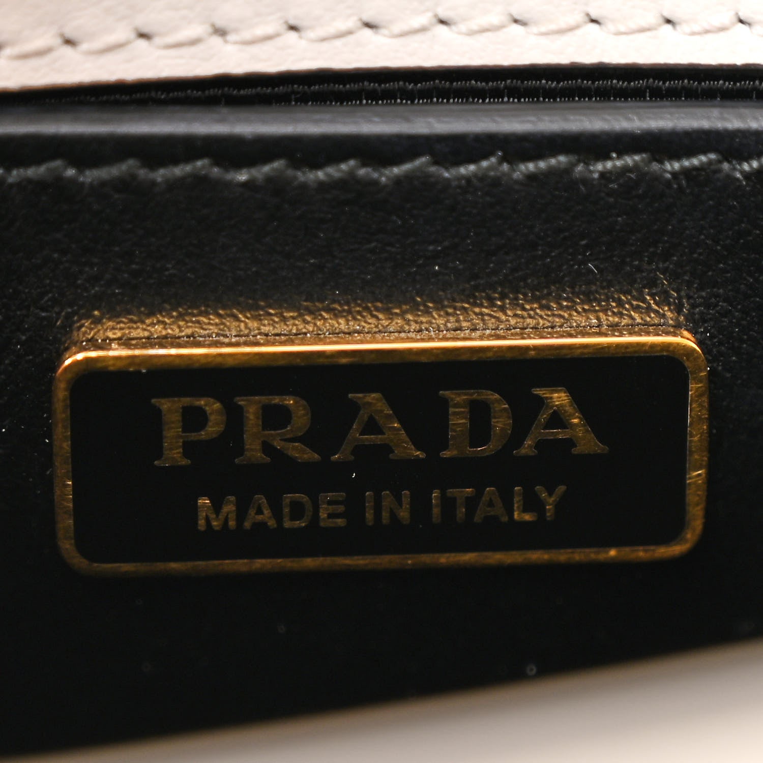 Prada Saffiano Lux Embleme Flap Shoulder Bag White 6 of 10