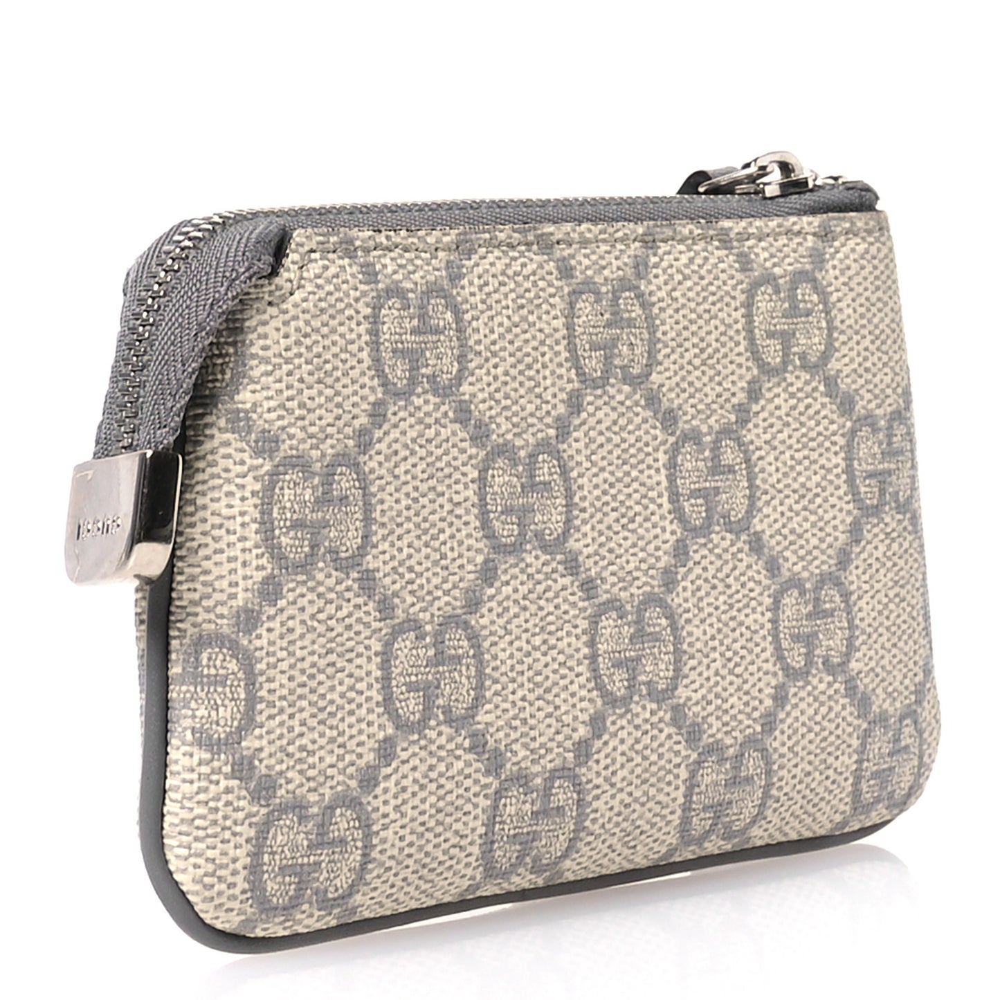 GG Supreme Monogram Key Case Ecru Grigio