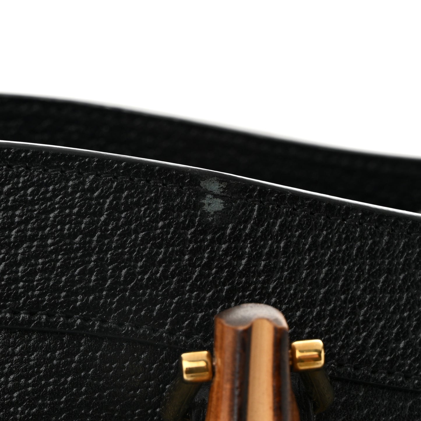 Textured Dollar Calfskin Web Medium Diana Tote Bag Black Dusty Grey Black Dusty Grey
