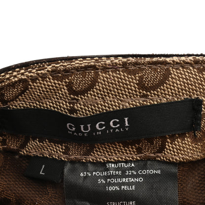 Gucci Monogram Military Hat L Brown 8 of 9