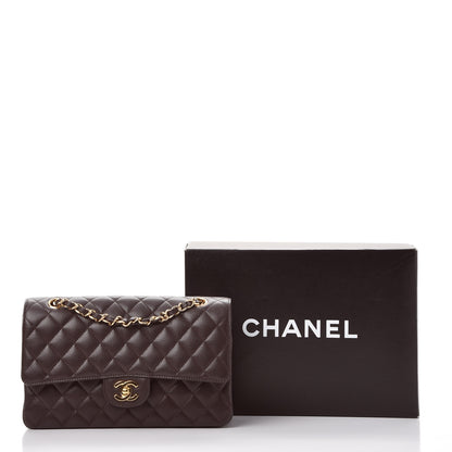 Chanel Caviar Quilted Medium Double Flap Brown 8 of 8