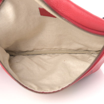Gucci Grained Calfskin Logo Belt Bag Hibiscus Red 7 of 9