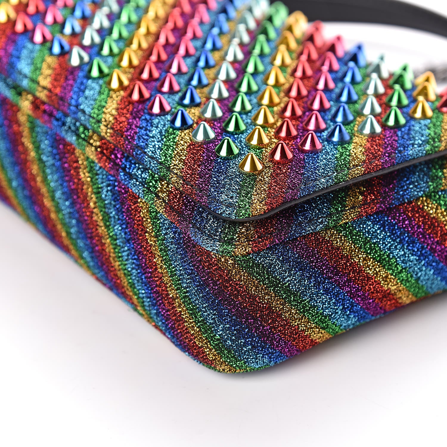 Christian Louboutin Spiked Zoompouch Crossbody Multi 9 of 11