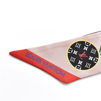 Louis Vuitton Silk Monogram World Tour Stickers BB Bandeau Nude 3 of 4