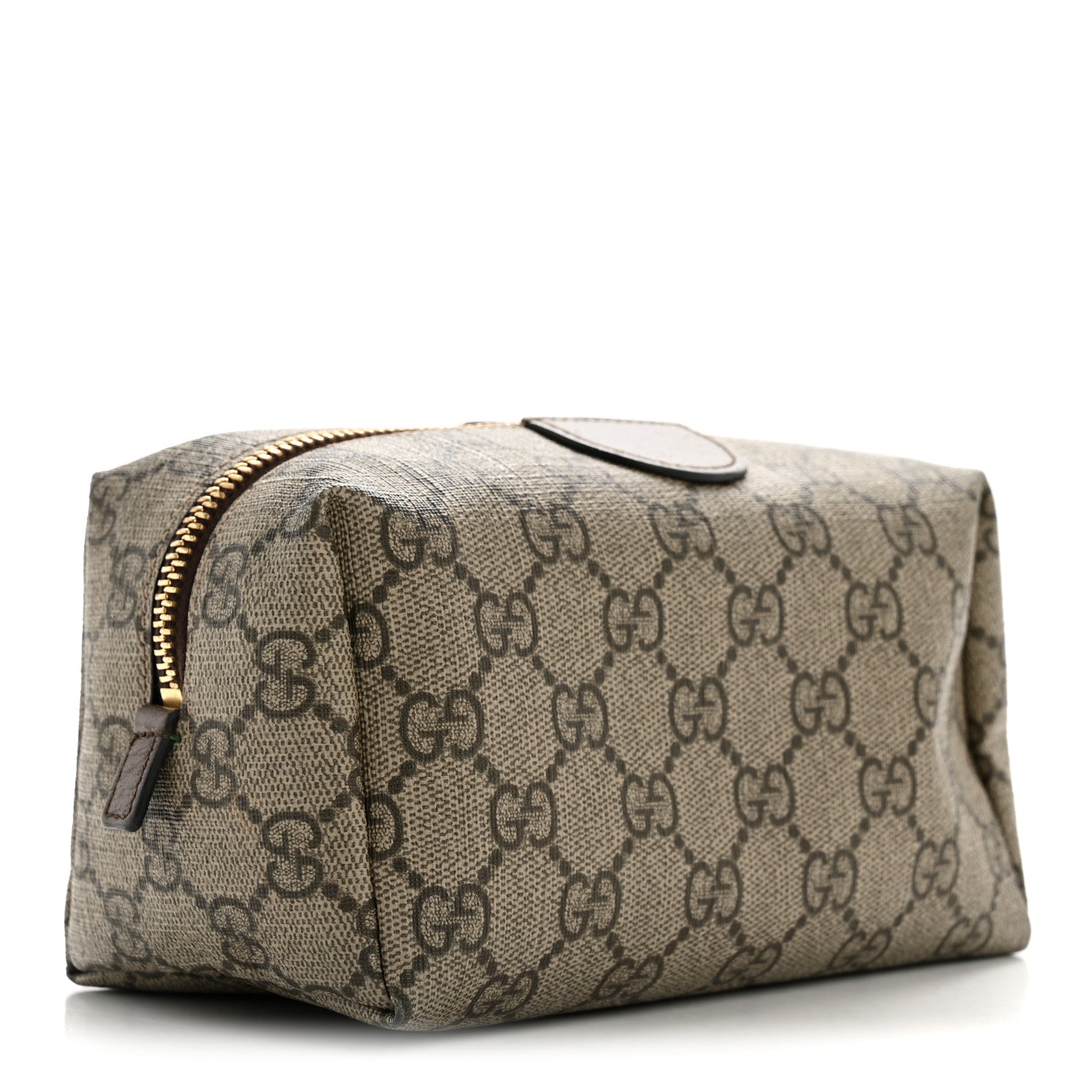 Gucci Soft GG Supreme Monogram Calfskin Medium Ophidia Cosmetic Case Beige Ebony New Acero 3 of 9