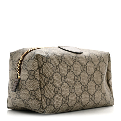 Gucci Soft GG Supreme Monogram Calfskin Medium Ophidia Cosmetic Case Beige Ebony New Acero 3 of 9