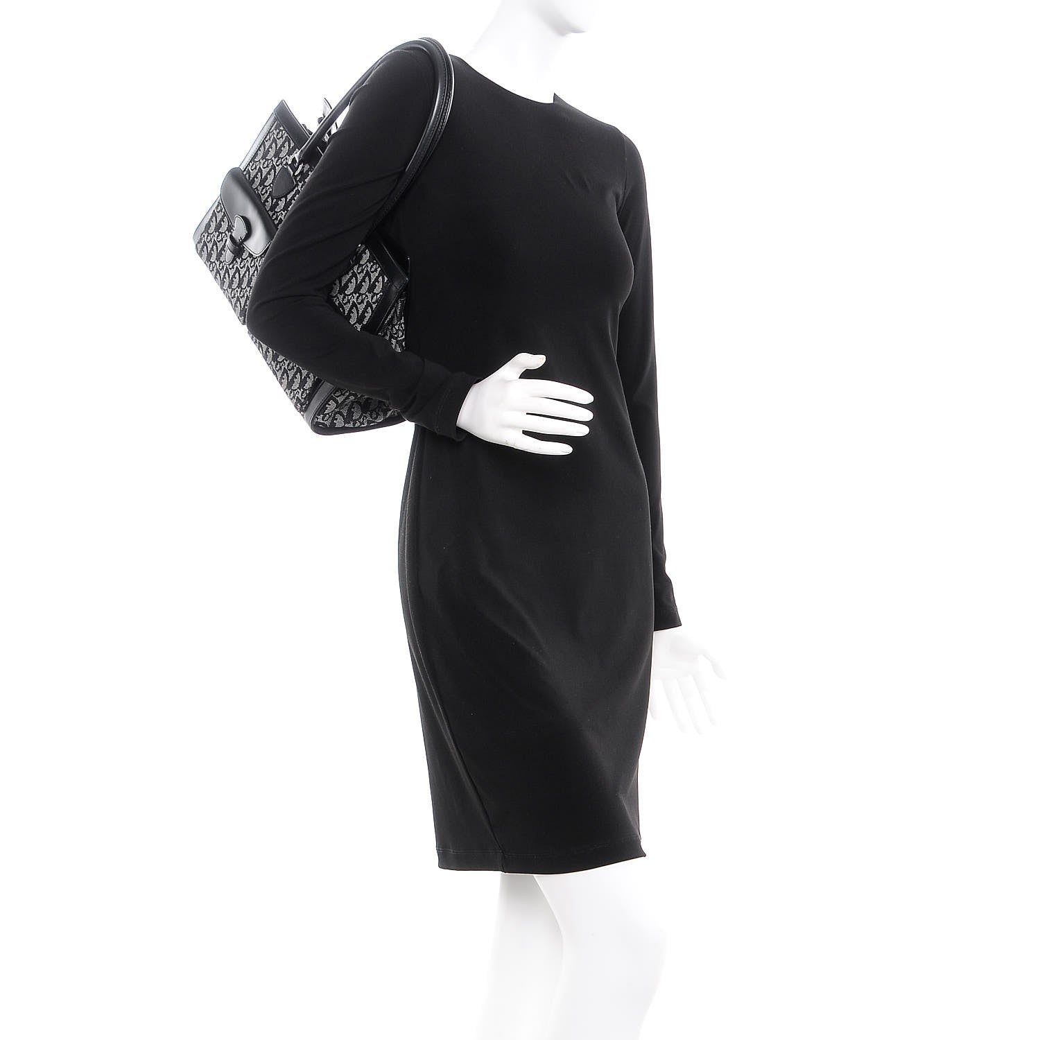 Christian Dior Monogram Tote Black 2 of 11