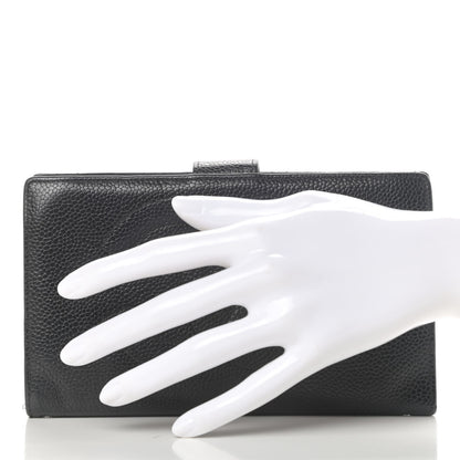 Chanel Caviar Timeless CC French Wallet Black 2 of 10