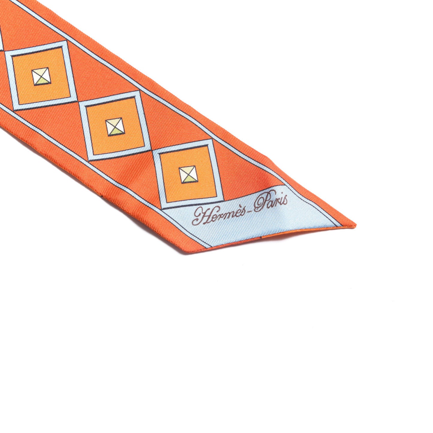Silk Colliers Et Chiens Twilly Potiron Orange Ciel