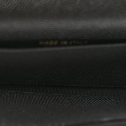 Chanel Caviar Quilted Crystal CC Flap Card Holder Black 5 of 9