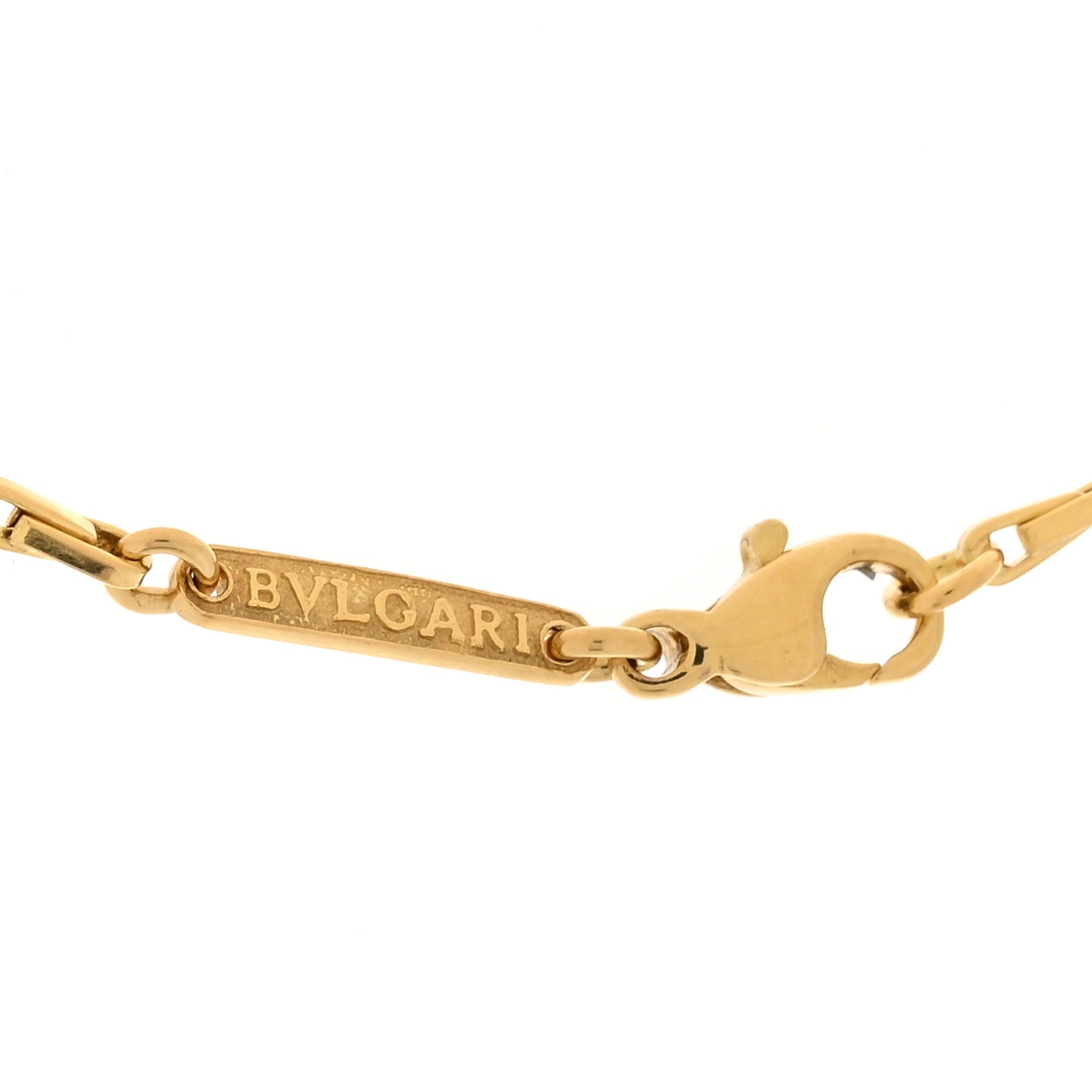 18K Yellow Gold 2mm Chain Necklace 15.5"