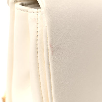 Valentino Garavani Nappa One Stud Chain Clutch Ivory 12 of 12