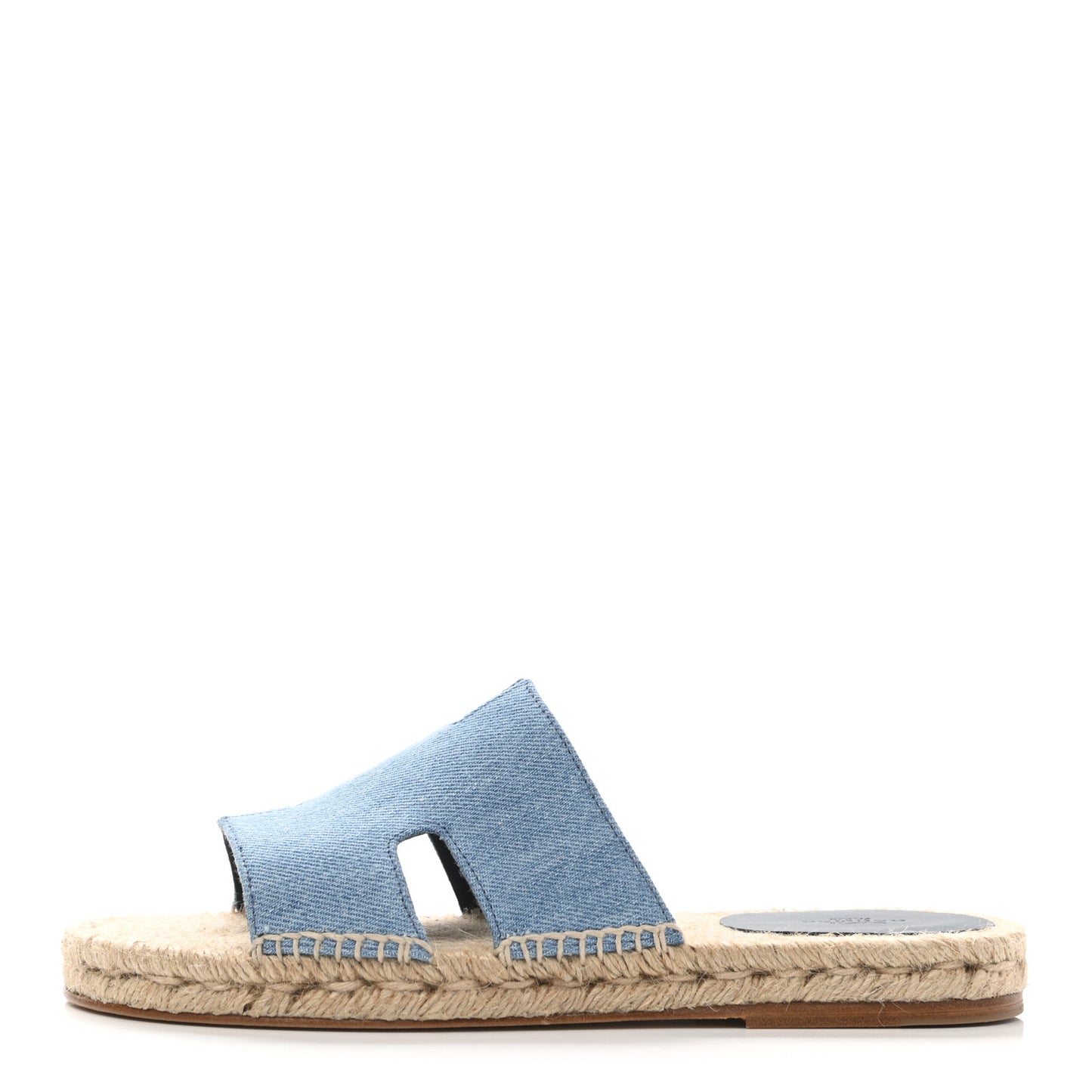 Denim Canvas Antigua Espadrille Sandals 40 Bleu Clair