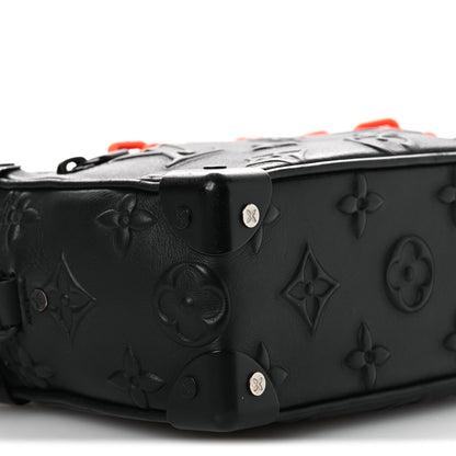 Louis Vuitton Calfskin Debossed Monogram Solar Ray Mini Soft Trunk Black 8 of 11