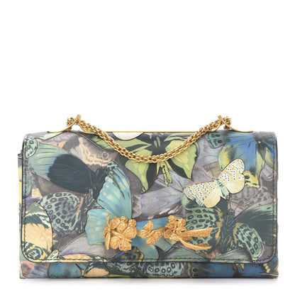 Valentino Garavani Canvas Vitello Camubutterfly Va Va Voom Shoulder Bag Multicolor 1 of 11