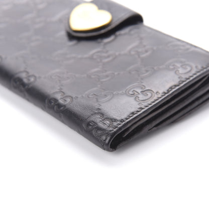Gucci Guccissima Heart Continental Wallet Black 7 of 12