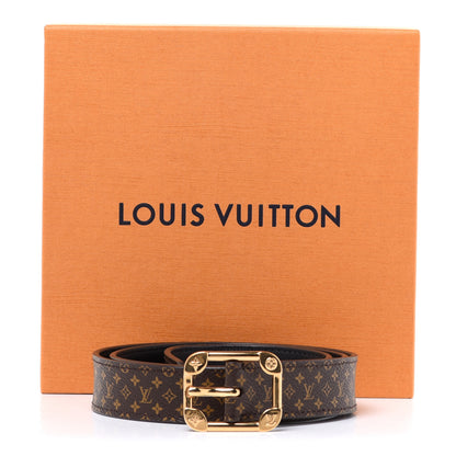 Louis Vuitton Monogram 25mm LV Malletier Belt 80 32 6 of 6