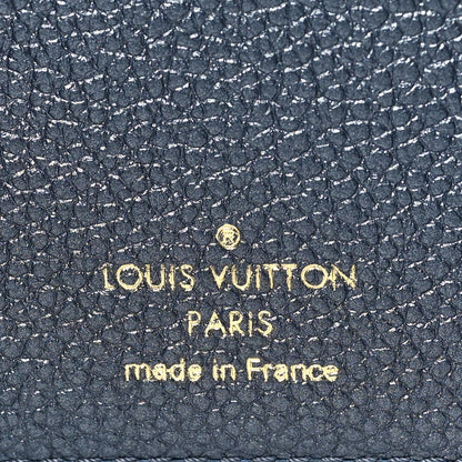 Louis Vuitton Empreinte Monogram Flower Victorine Wallet Navy Blue 6 of 7