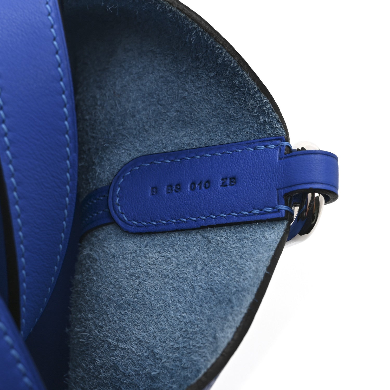 Hermes Taurillon Clemence Swift In-The-Loop 18 Bag Bleu Royal 7 of 10