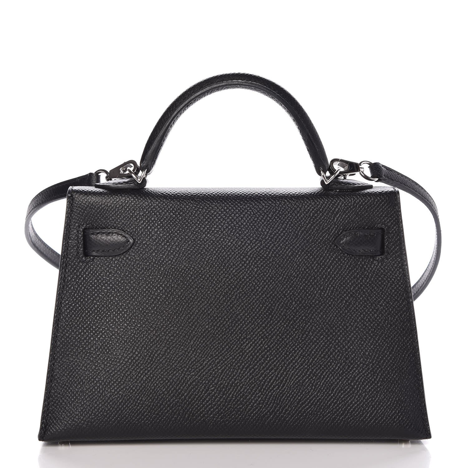 Hermes Epsom Mini Kelly Sellier 20 Black 5 of 29