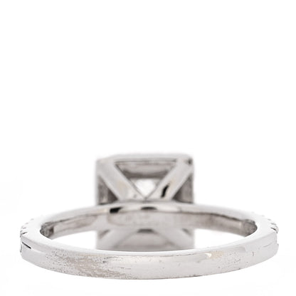 Parker & West by FASHIONPHILE 18K White Gold Diamond .96ctw Princess Cut Engagement Ring  52 6 4 of 10