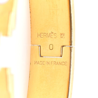 Hermes Enamel Narrow Clic Clac H Bracelet PM White 4 of 4