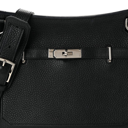 Hermes Taurillon Clemence Jypsiere 28 Black 8 of 10