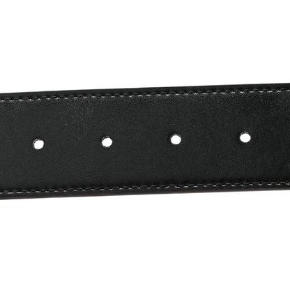 Fendi Vitello Liberty F is Fendi Bi-Color Reversible Belt Black Peonia 5 of 6