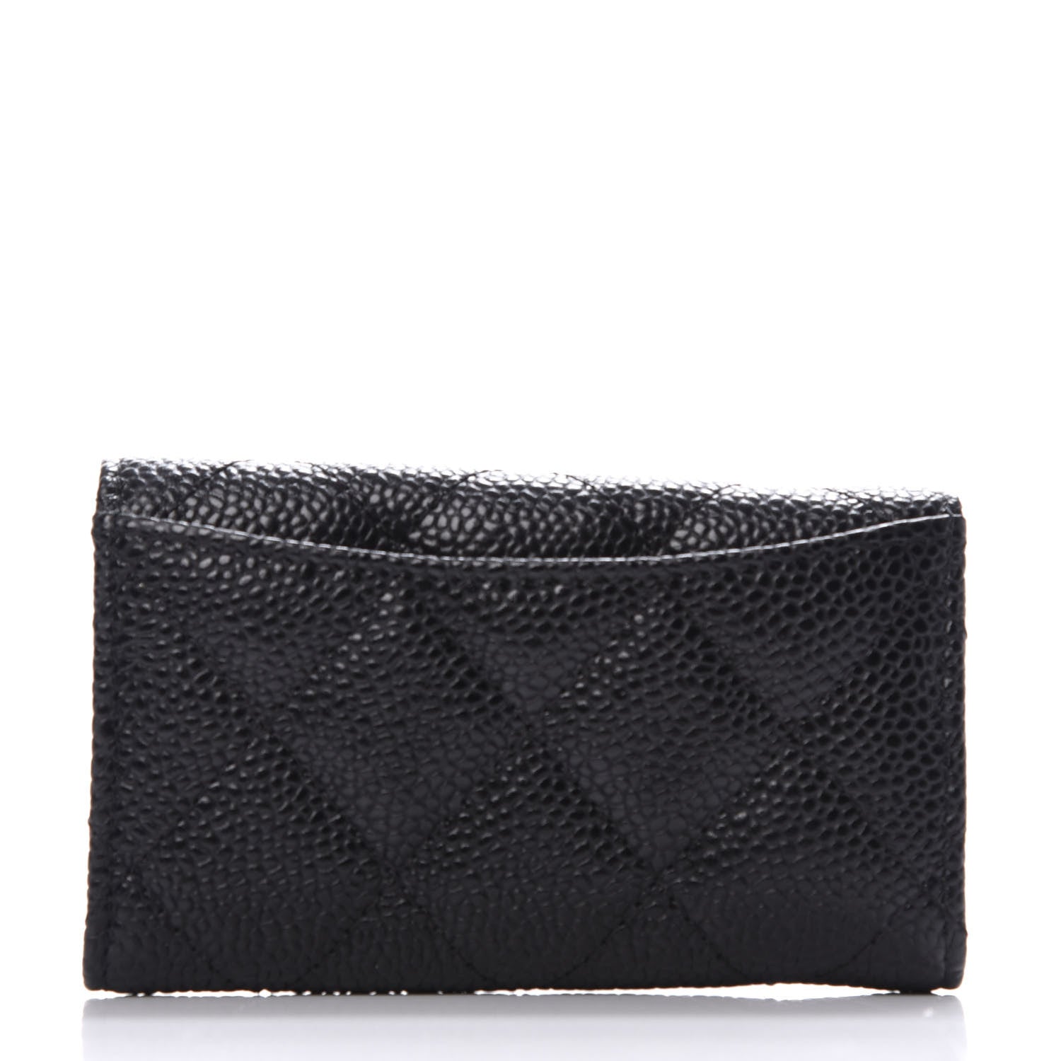 Chanel Caviar Quilted 6 Key Holder Black 3 of 8