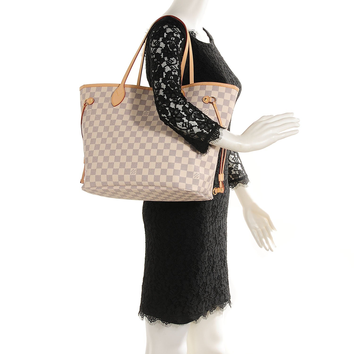 Louis Vuitton Damier Azur Neo Neverfull MM 3 of 9