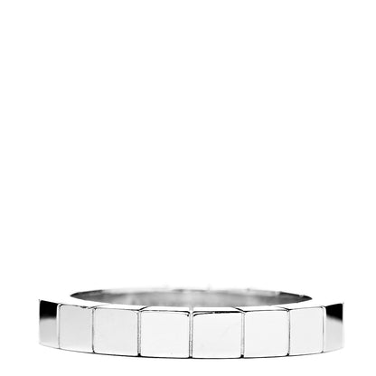 Cartier 18K White Gold Lanieres Ring 48 4.5 3 of 4