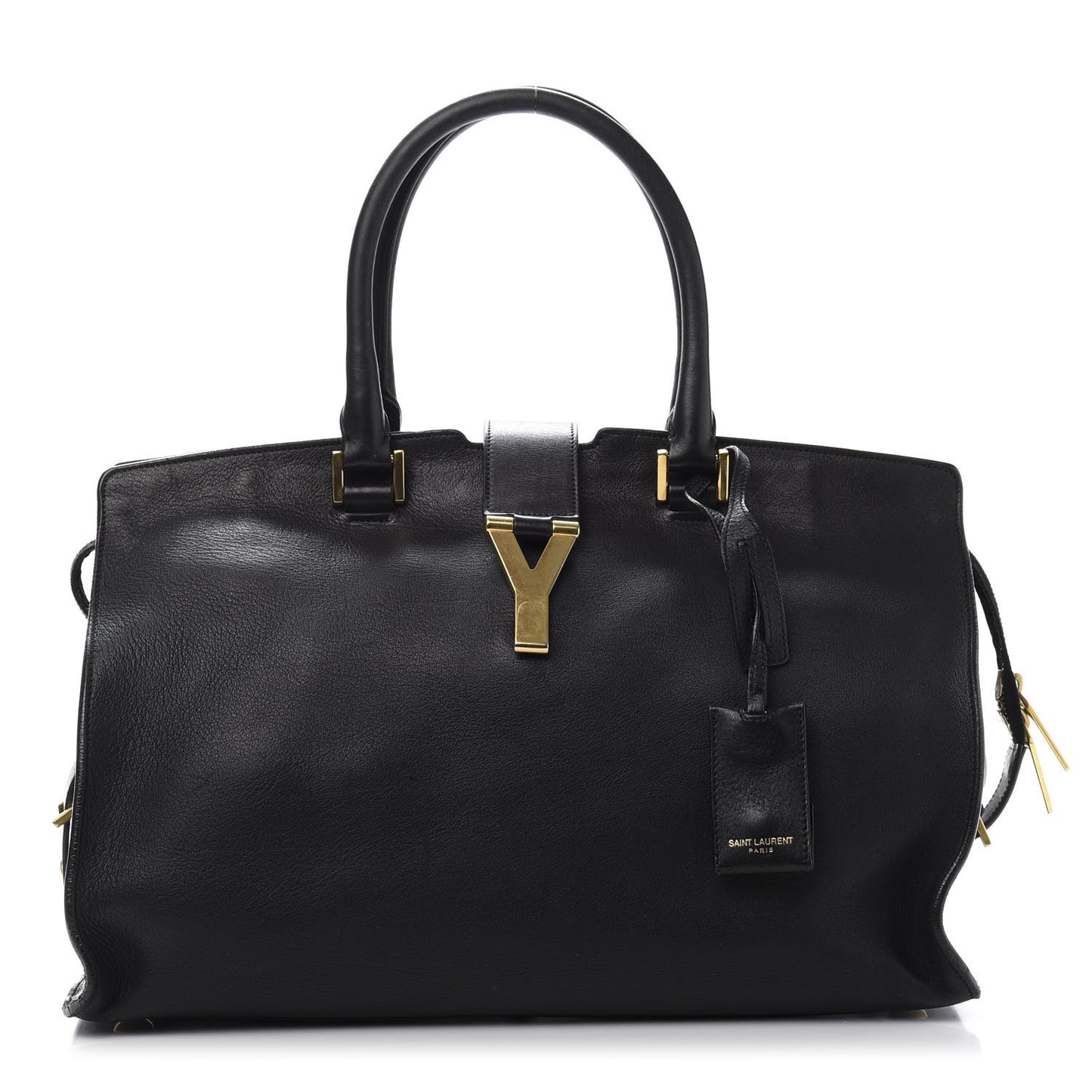Calfskin Medium Classic Y Cabas Black