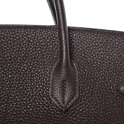 Hermes Togo Birkin 35 Chocolate 47 of 48