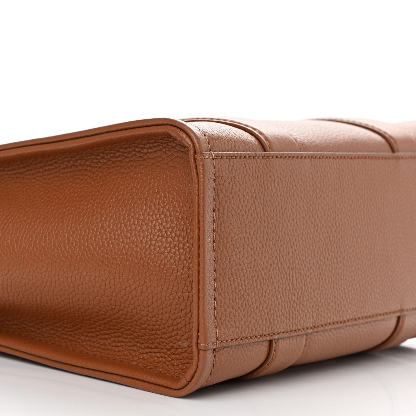 Grained Calfskin Small The Tote Bag Argan Oil