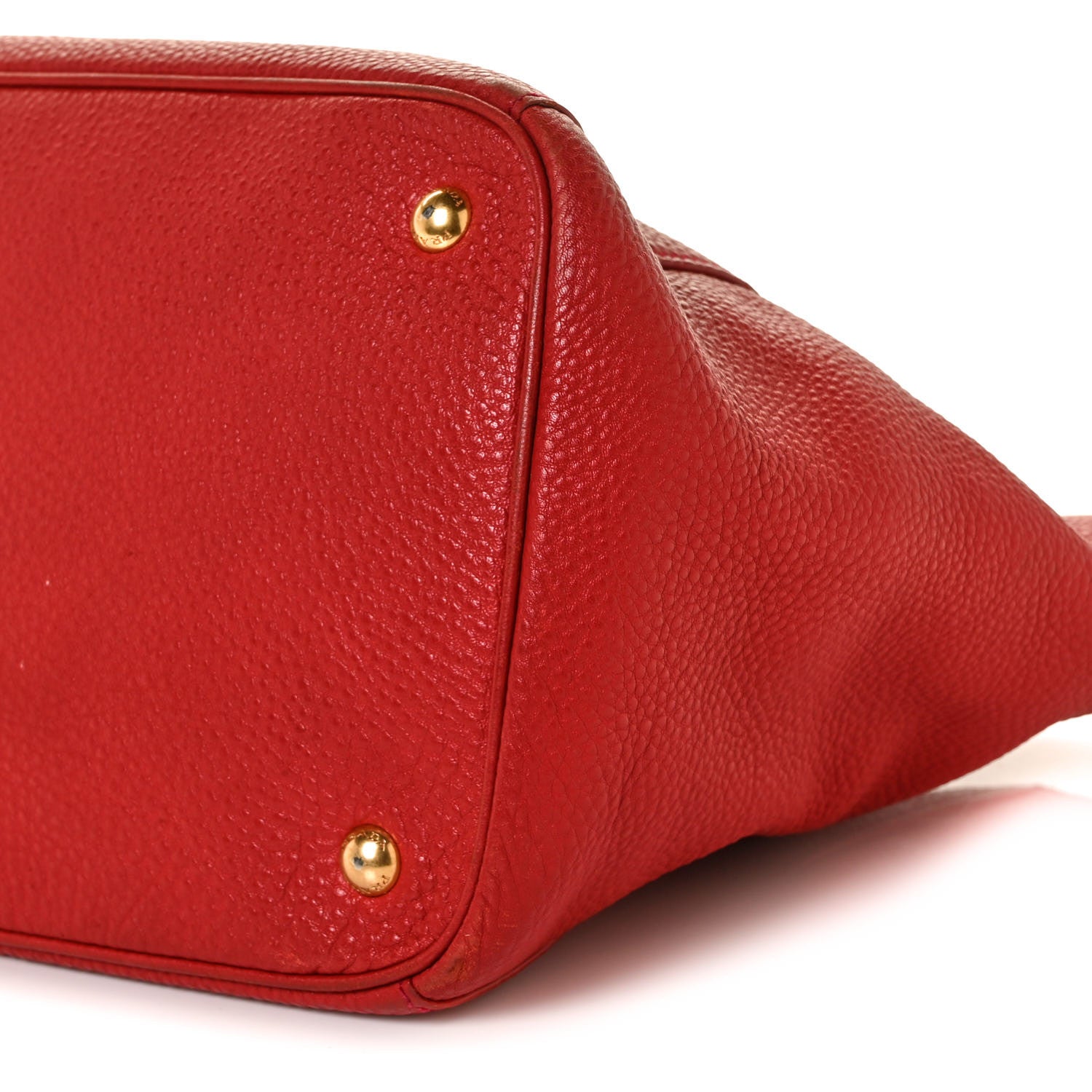 Prada Vitello Daino Tote Rosso 7 of 11
