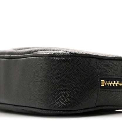 Saint Laurent Grain De Poudre Matelasse Monogram Mini Lou Camera Bag Black 10 of 10