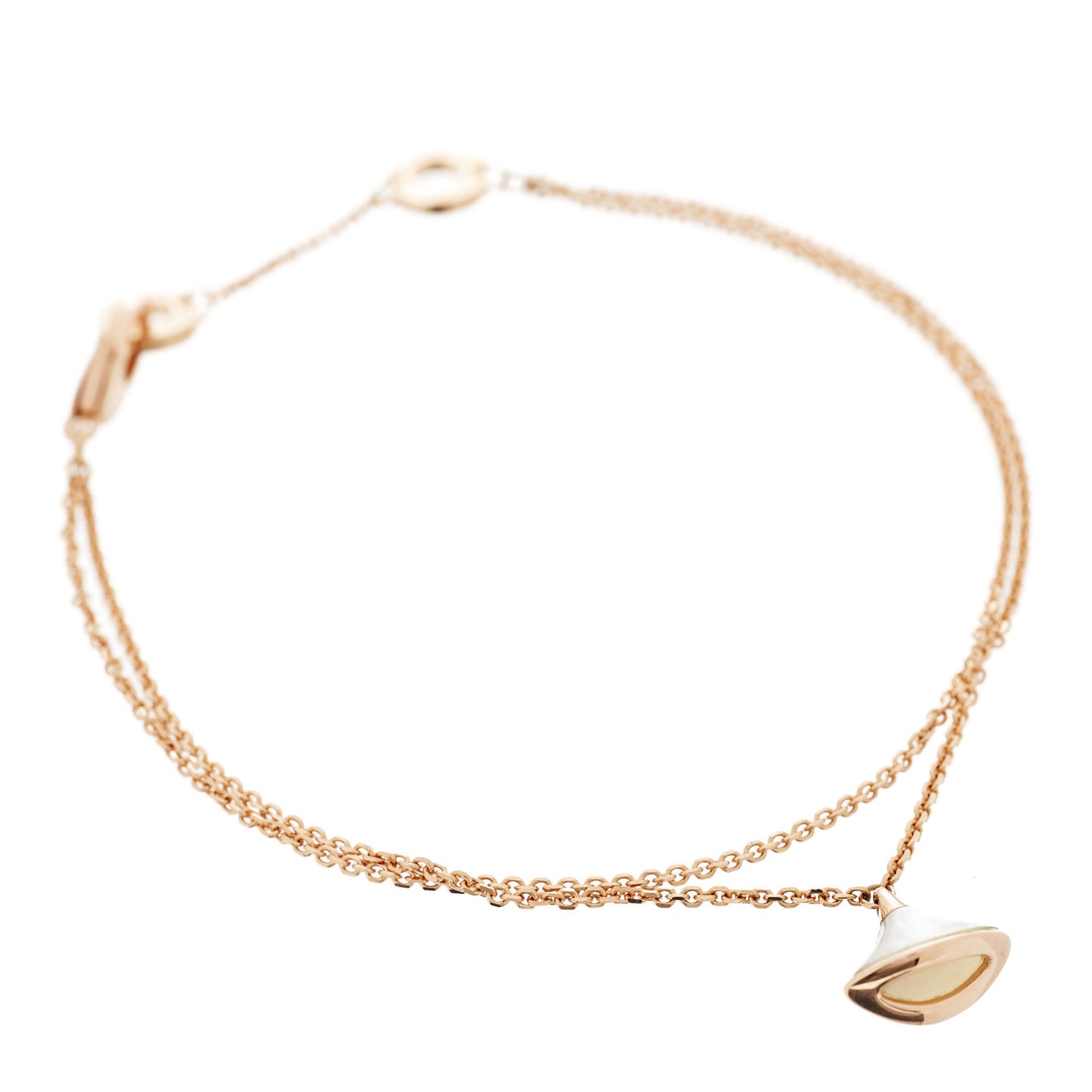 18K Rose Gold Mother of Pearl Divas' Dream Bracelet SM
