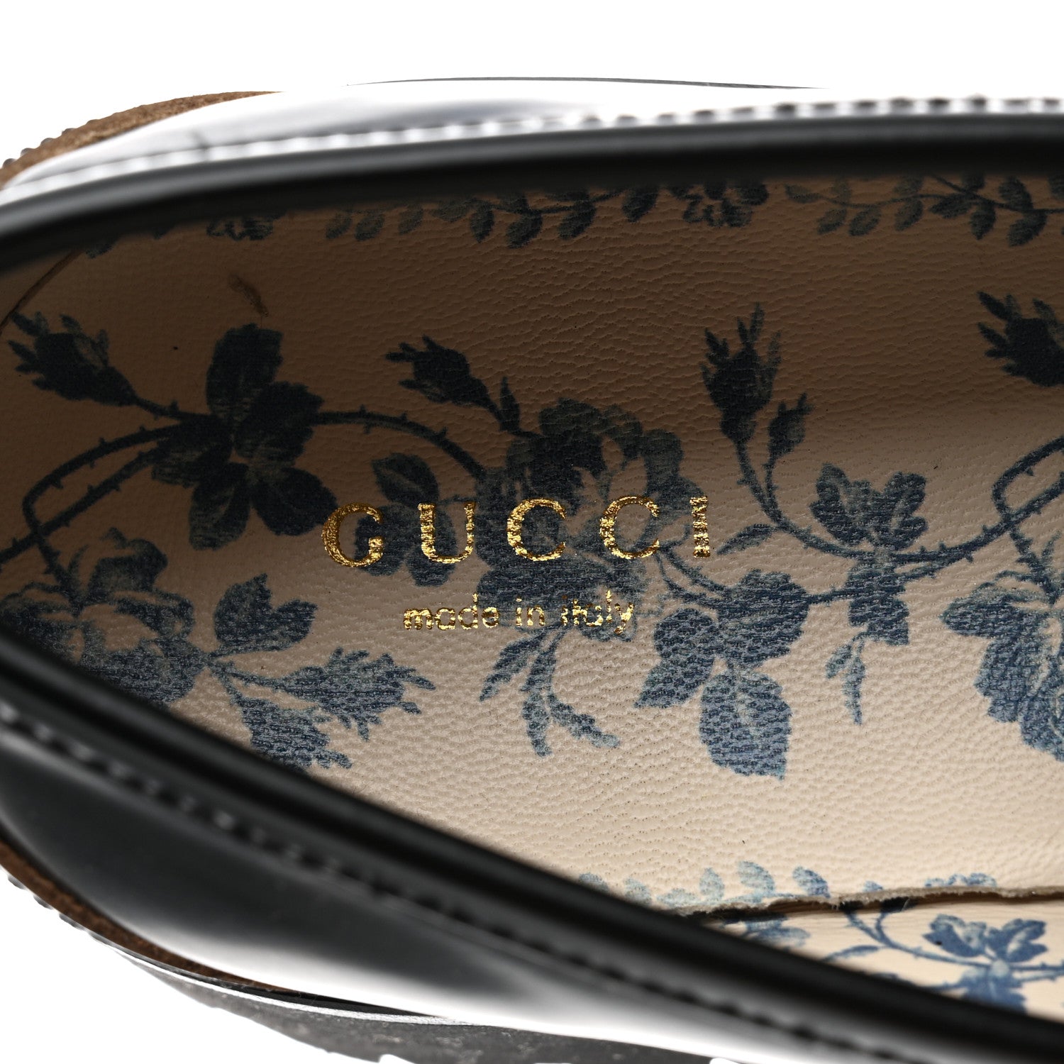 Gucci Cordovan Lux Womens Harald Horsebit 25mm Platform Loafers 37.5 Black 7 of 8